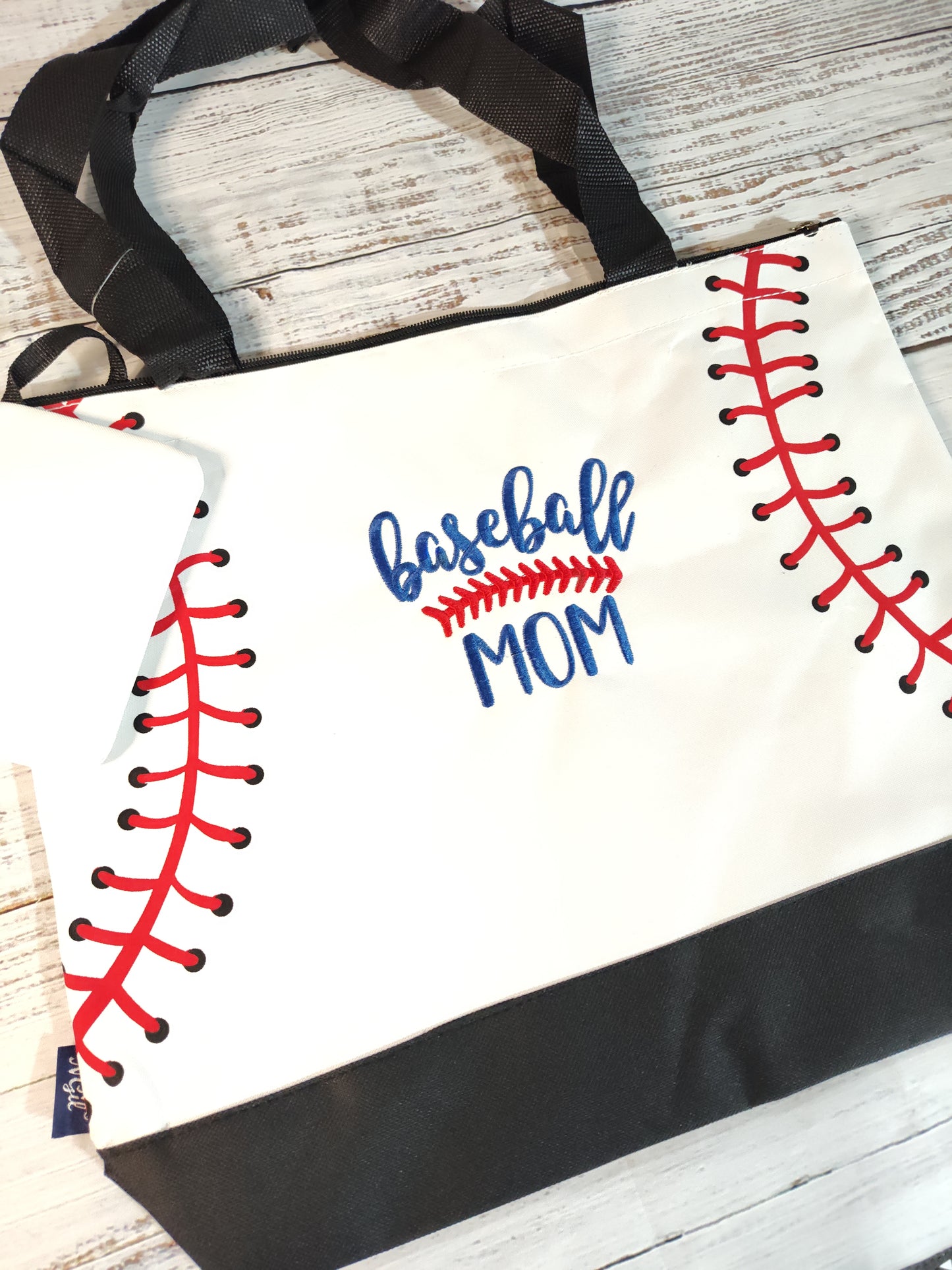 BASEBALL TOTE GAME DAY BAG TRAVEL BAG SPORTS TOTE